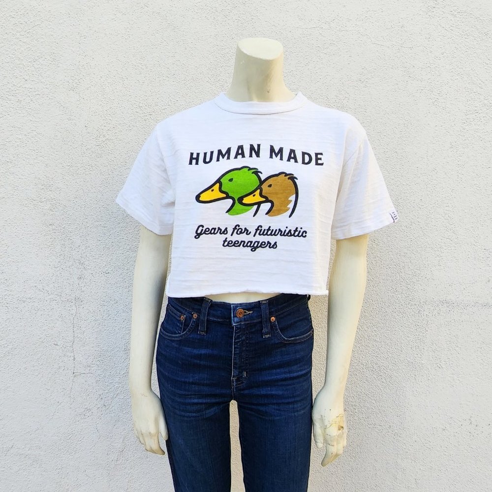 HUMAN MADE "Gears for Futuristic Teenagers" Duck Crop Tee